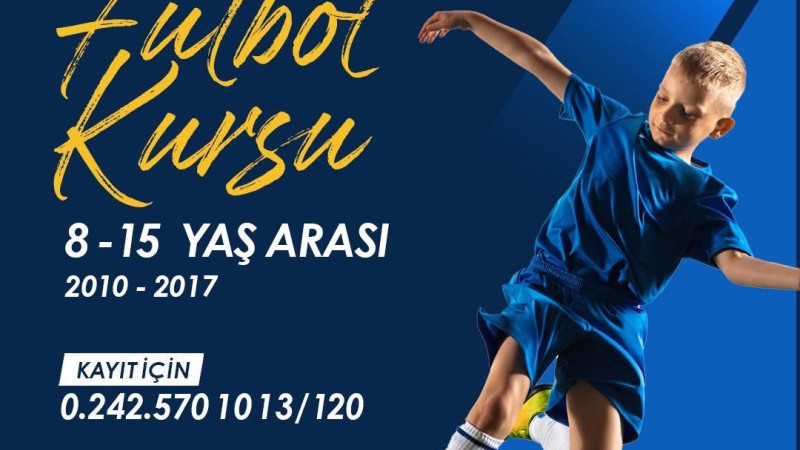 Gazipaşa Belediyesi Futbol Kursları Başlıyor