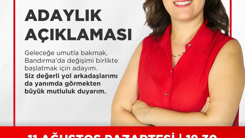 Gazipaşa'nın Gelini, İlçe Başkanlığı'na Aday Oldu