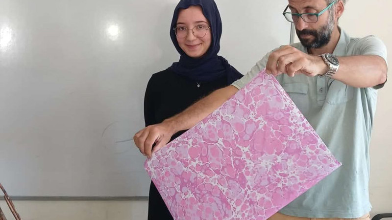 -Kurs öğrencilerinden Ebru etkinliği