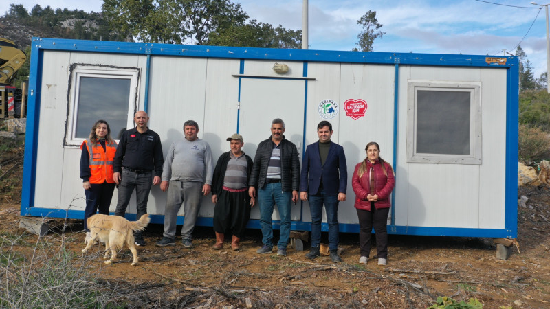 BELEDİYEDEN KONTEYNER EV DESTEĞİ