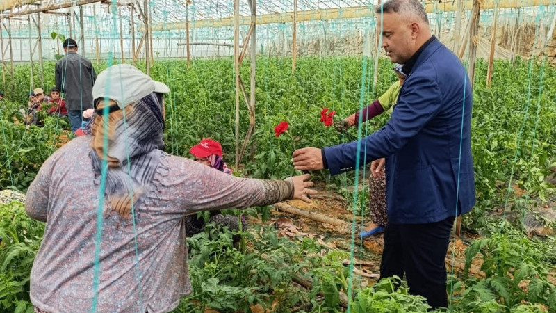 -Yiğit’ten çiftçilere ziyaret