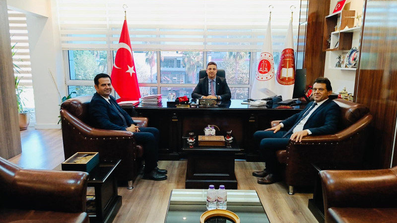 Başsavcı Korkmaz’a nezaket ziyaretleri