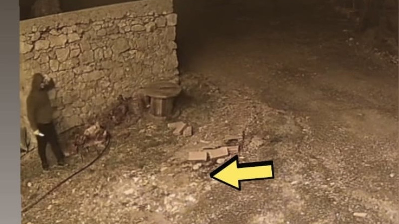 MASKELİ HIRSIZ KAMERAYA YAKALANDI