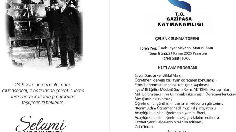 ÖĞRETMENLERİN GÜNÜ