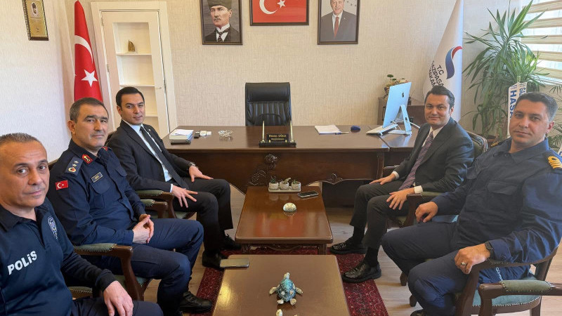 Kaymakam Uğuz’a mevkidaş ziyareti